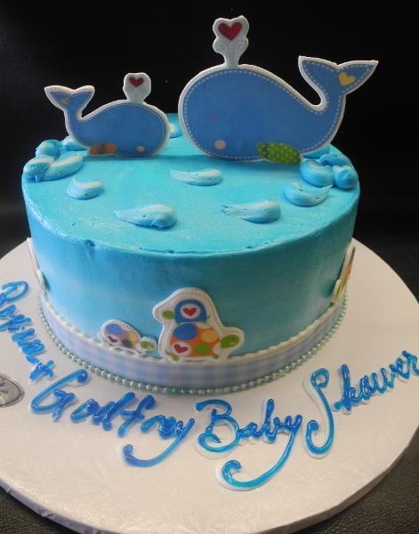 Whale 2D Icing Cake 