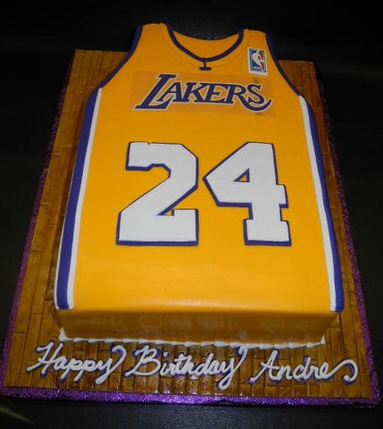 Lakers Jersey Custom Cake