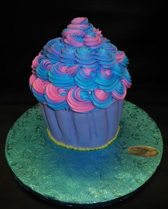 Purple and Pink Large Cupcake 