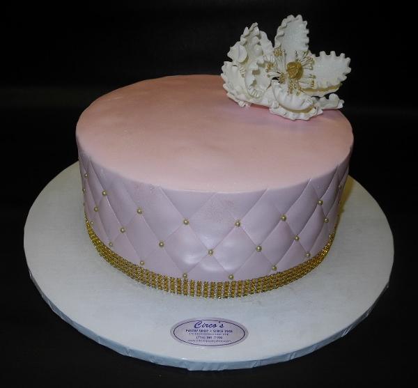 Engagement Pink Cake 