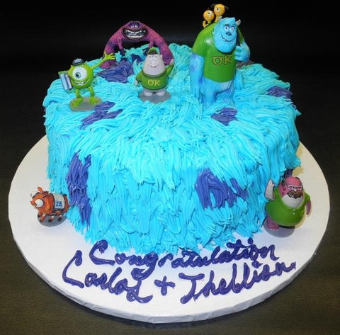 Monster Inc. Icing Cake