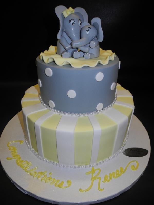 Baby Shower Elephant cake