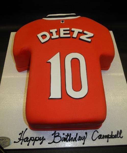 Manchester United Jersey Custom Cake