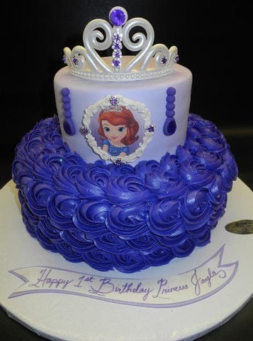 Princess Sofia Rosebud Cake
