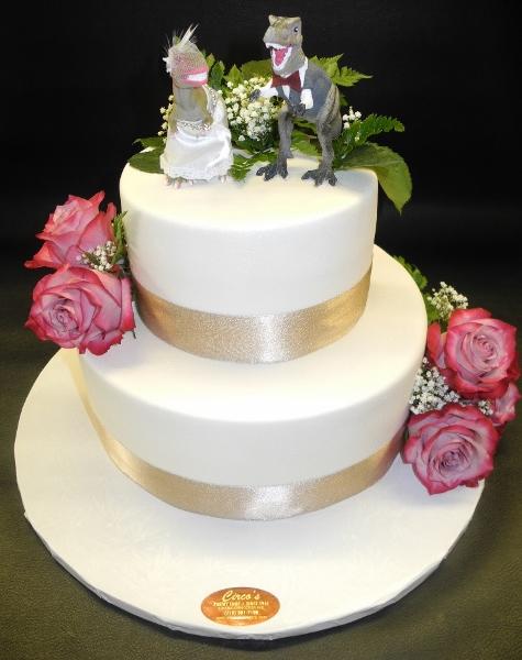 Jurassic Wedding Cake