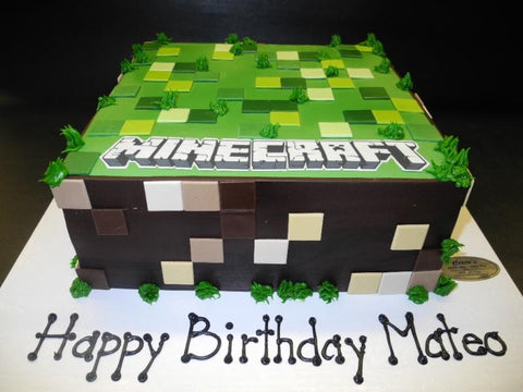 Minecraft cake