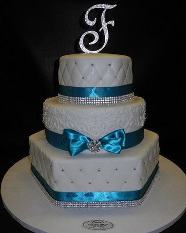 Terquise Wedding Cake