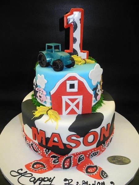 3Tier Birthday Cake - Decorated Cake by David Mason - CakesDecor