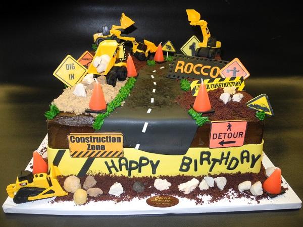 Construction Birthday Cake