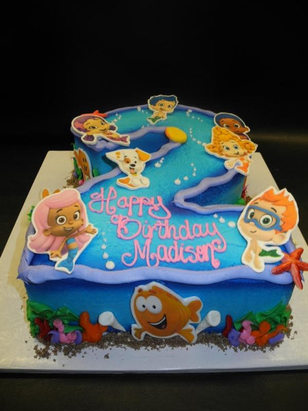 Bubble Guppie Birthday Cake - Charity Fent Cake Design