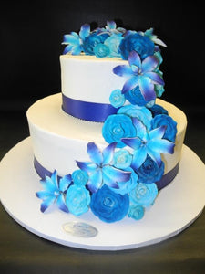 Blue Flower cake