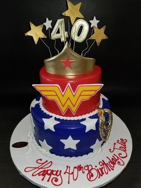 Super Man and Wonder Woman cake by SamuelDesigns on DeviantArt