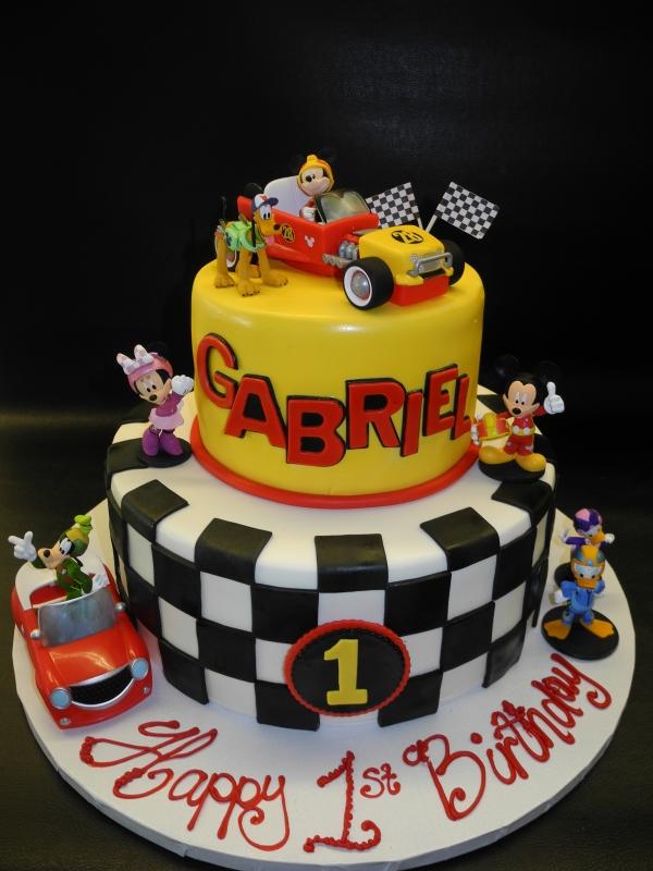 Mickey Roadster Cake
