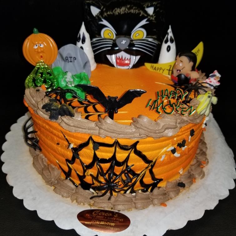 Halloween Cream cake