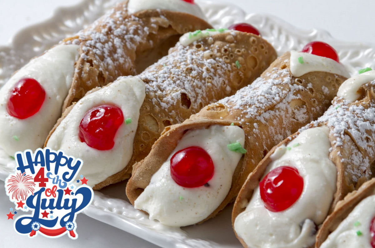 July 4th Cannoli Large each For Local Delivery or Curbside Pickup ONLY