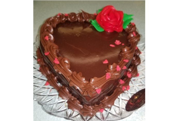 Heart Shape 5" Chocolate Mousse Mother's Day -
