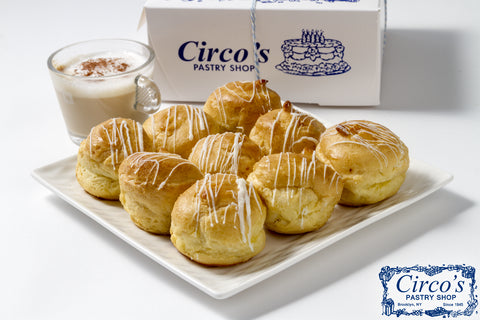 Cream Puffs Vanilla Custard (1 Lb Box about 9 pieces) For Local Delivery or Curbside Pickup ONLY