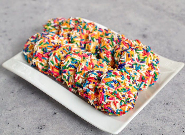 Sprinkle Plain Butter Cookies (1 lb. Box) – Circo's Pastry Shop