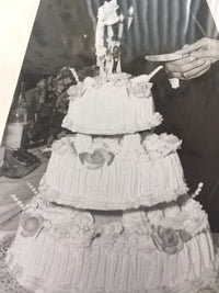 Traditional Wedding Cake 1967 