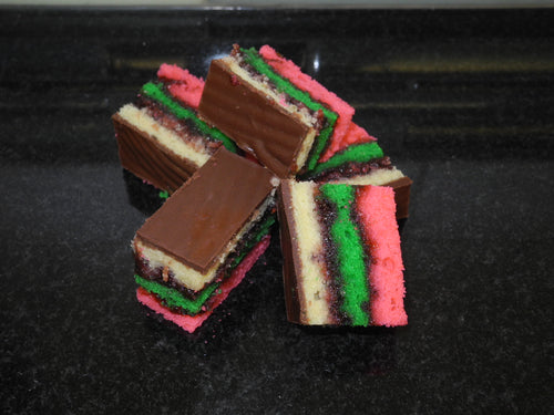 Rainbow Cookies (Tri-color) 1 Lb. Box